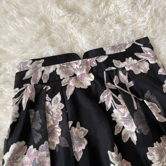 Majes Skirt with Shorts Floral Print Black - Picture 2 of 5